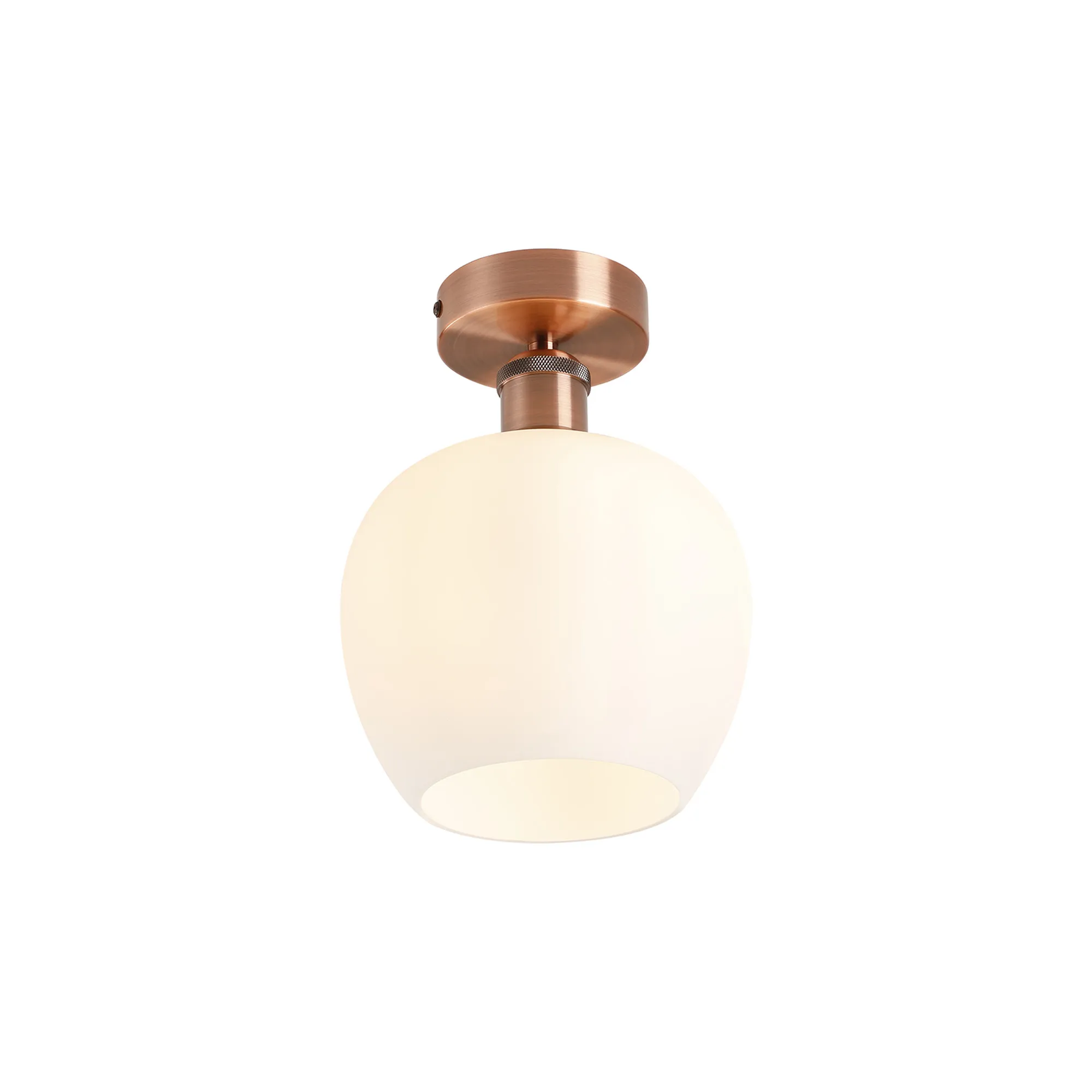 Cawdor Antique Copper Ceiling Lights Deco Flush Fittings